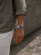 Dark blue mens watch