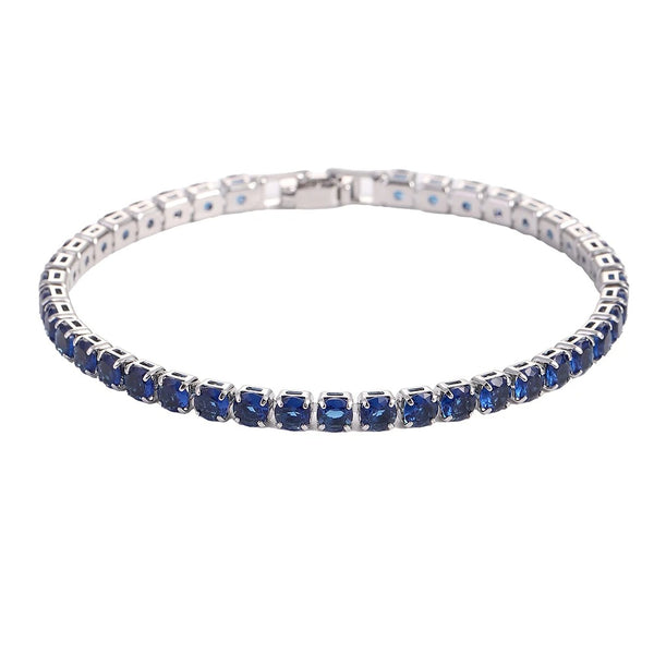 Tennis Bracelet 4mm Navy Blue